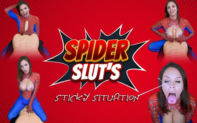Spider-slut's Sticky Situation - Immeganlive