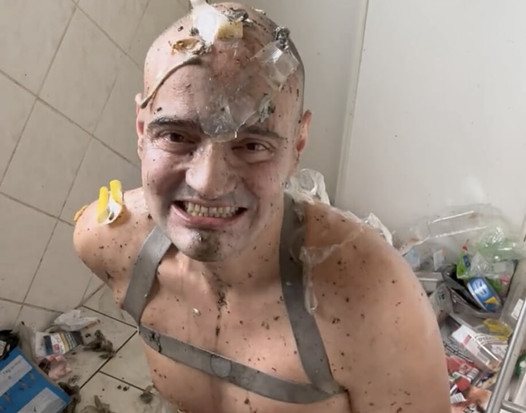 Happy in Garbage
