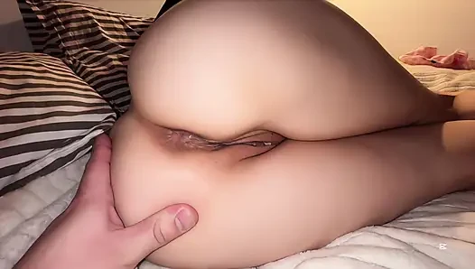 SMALL ASS GIRL is Playing at defining the taste of her anus! She is 19 years old