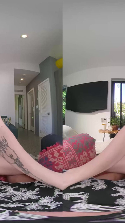 Emotional moment from "BaDoinkVR Miss Lucy Foxx Is So Kinky And Feisty That It Surprised You"