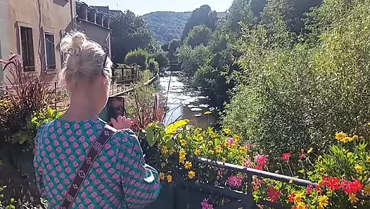 Beautiful Blonde Wife Naked, Bath, Footjob