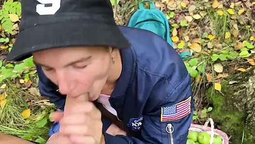 A Stranger Fucked and Finished off a Young Mushroom Picker Right in the Middle of the Forest