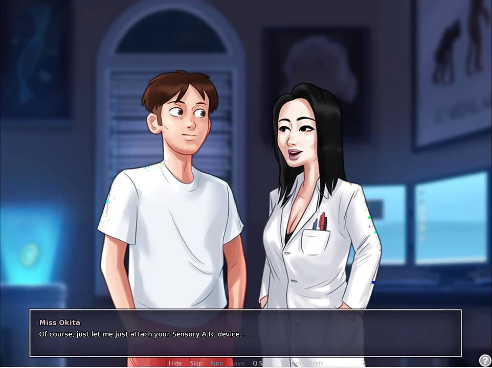 Summertime Saga - Miss Okita Sex Scene