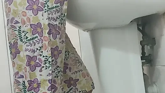 I think I got a bit turned on while doing my makeup in my loungewear.