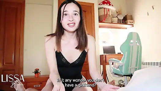 Küçük ve sarkık yarağın aşağılanması