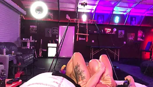 Hot Blonde Tries Out Her New Anal Hook