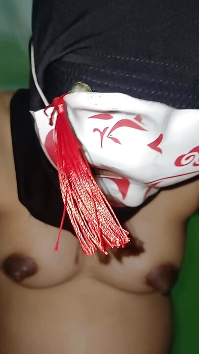 Beautiful Hijab Student Sighs Enjoying It