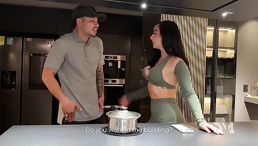 I Help Her with Her New Kitchen and She Ended up on Top of Me / Danner Mendez & Iris Rodriguez