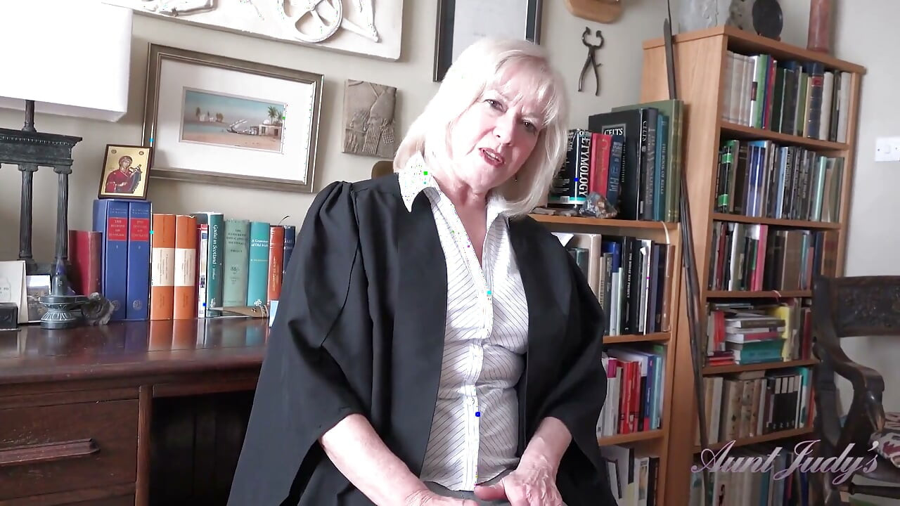 Auntjudys - Your 69yo Mature Teacher Ms. Louise Helps You Get Your Grades up