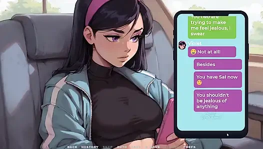 Yeni Kız Arkadaşım Tabu Oyunu Hentai Bölüm 33 Yaramaz Kız Arkadaş En İyi Arkadaşına Sexting Yapıyor!