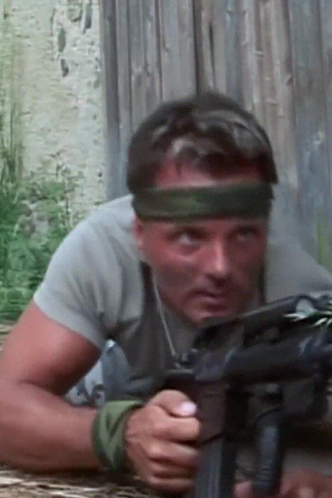 Brunette army girl fucking in a barn
