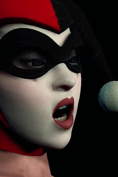 Harley Quinn panty voetenbeurt