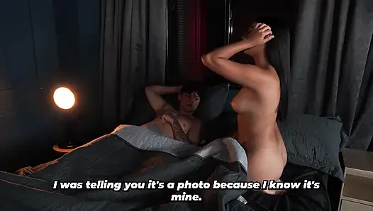 Slim and sexy stepsister knows how to keep her big-dicked stepbrother happy