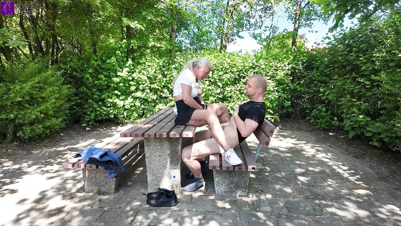 Public AO stranger fuck with creampie and muzzle at a rest area! Full Movie