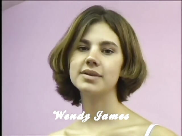 Wendy James sucks on a dildo then fucks her pussy hard with it