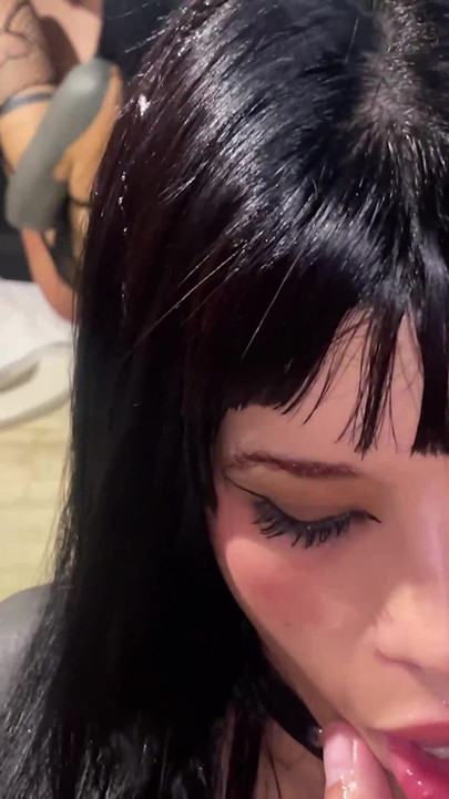 Submissive Slut Gets Hard Sex, Slaps, and Humiliation inthebathroom!