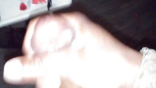 Creamy stand up and cumming