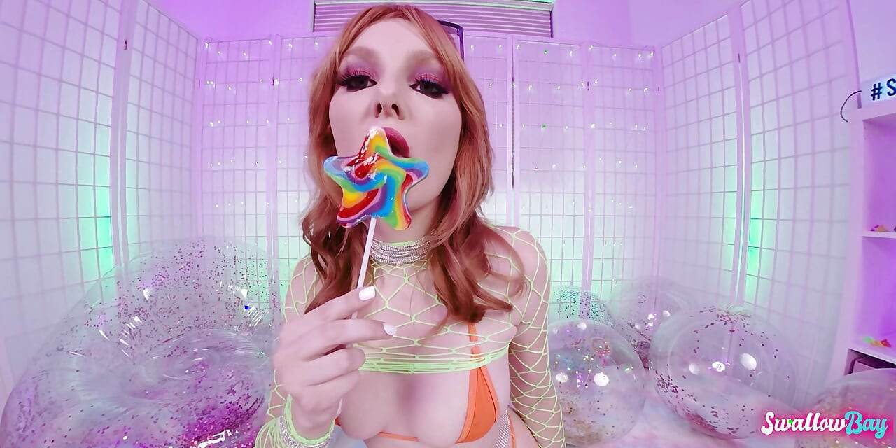 Τριχωτή κοκκινομάλλα Lacy Lennon Facefuck POV