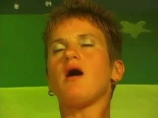 Hot German MILF jumps hard