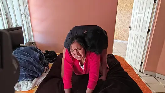 WE ALREADY HAD SEX ALL DAY, LET'S REST! I have sex with the neighbor's wife