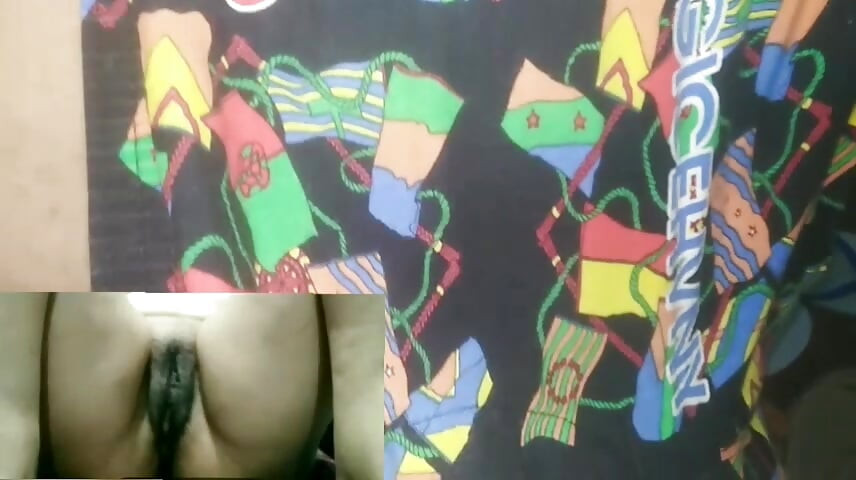 Masturbating