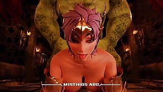 Misthios Arc hot 3d sex hentai compilação - 38