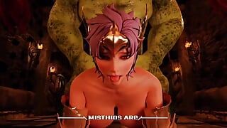 Misthios arc hot 3d sex hentai compilation - 38