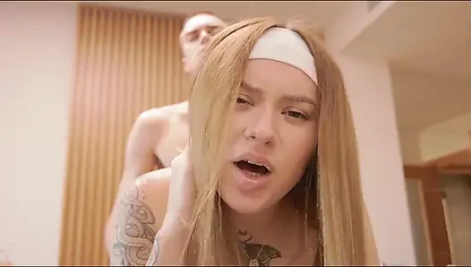 Angry Blonde Unleashes Raw Fury on Cock, No Mercy