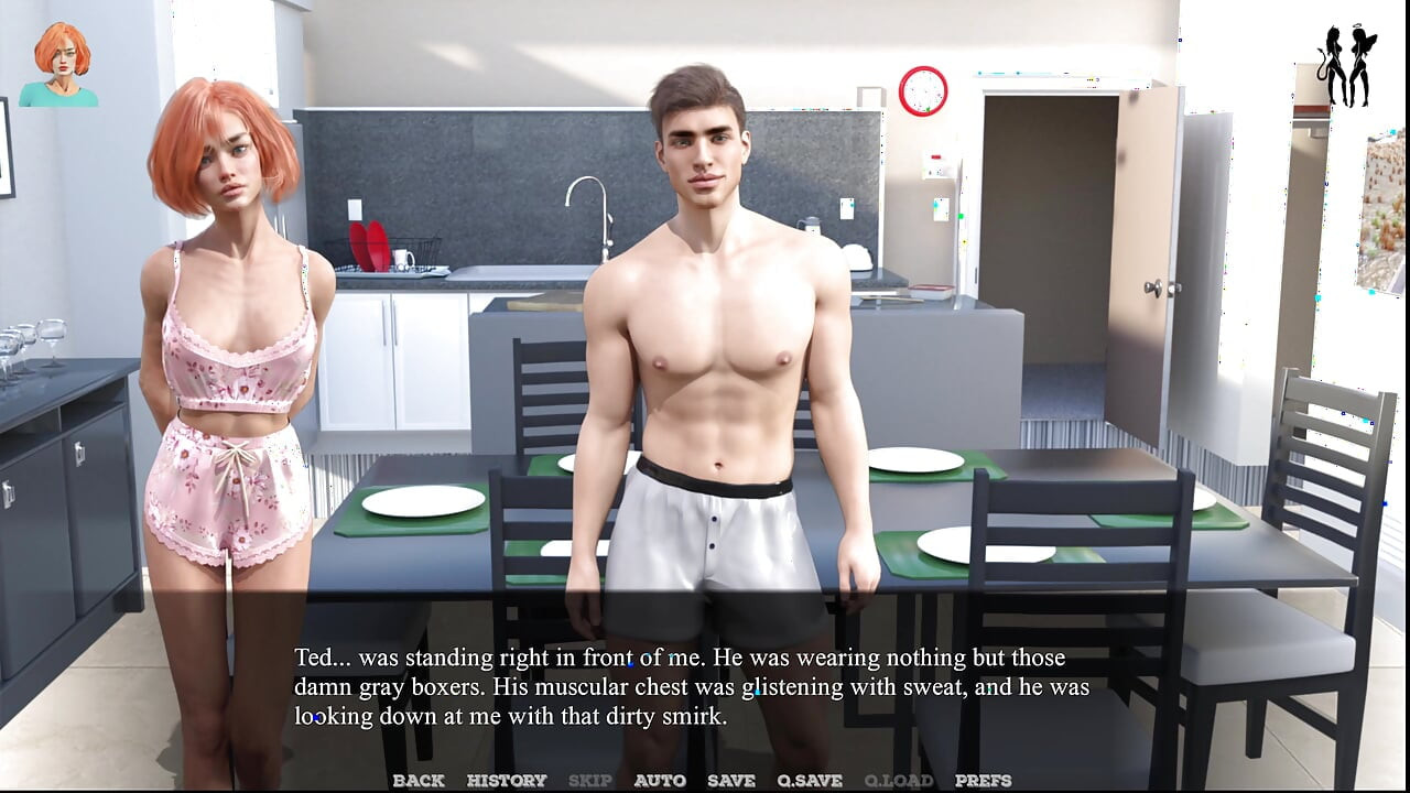 아주 매력적인 대학생 소녀 (9부)