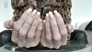 Franska naglar - naturliga naglar
