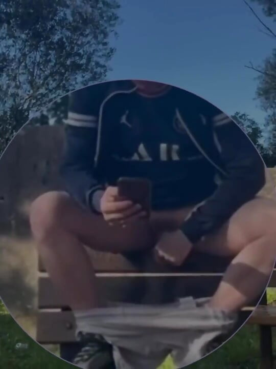 Amateur Boy Lost a Bet and Had to Expose and Touch His Cock in a Park