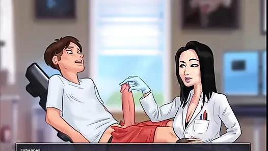 Kisah musim panas - adegan seks nona okita