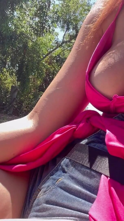 Italian Big Tits Milf Artemisia Love Outdoor Sesh in the woods Big Tits hot Milf | Clip 1
