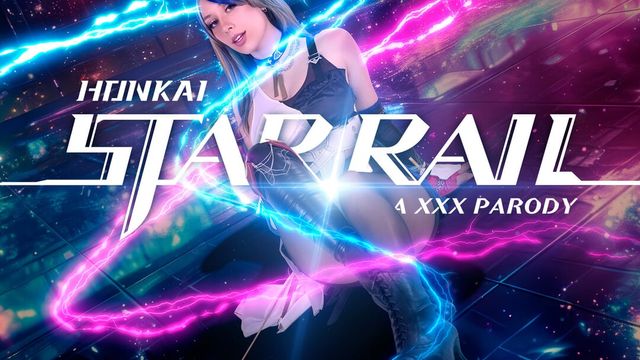 VRCosplayX Kay adorável como HONKAI STAR RAIL está colocando em um show que é especialmente para você sozinho