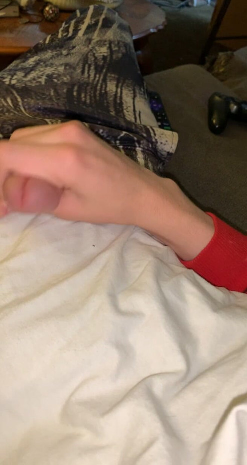 Young teen having fun