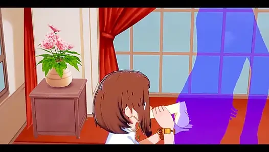 My Hero Academia Hentai - Uraraka Blowjob and Fucked - Japanese Asian Manga Anime Film Game Porn