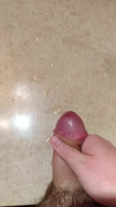 Cum to the mirror