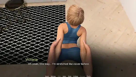 College-gefesselt: yoga und riesiger schwanz, blowjob - ep. 15