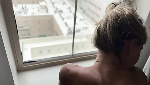 Anal Behind the Glass makes her Cum.
