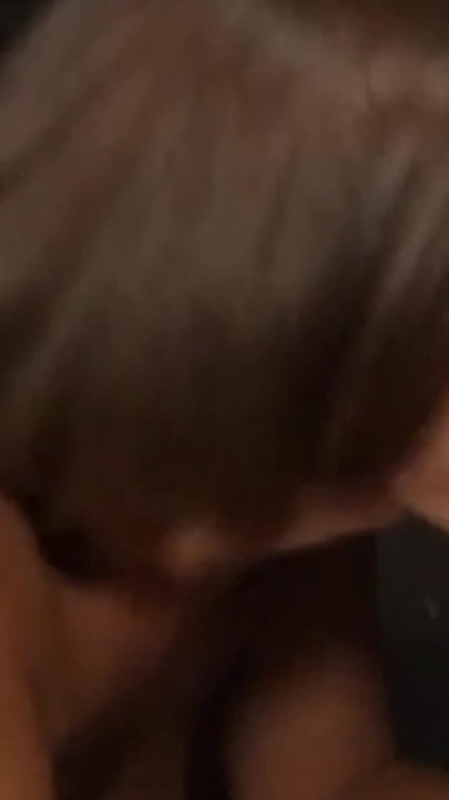 Brunette Sucks Anonymous Gloryhole Cock