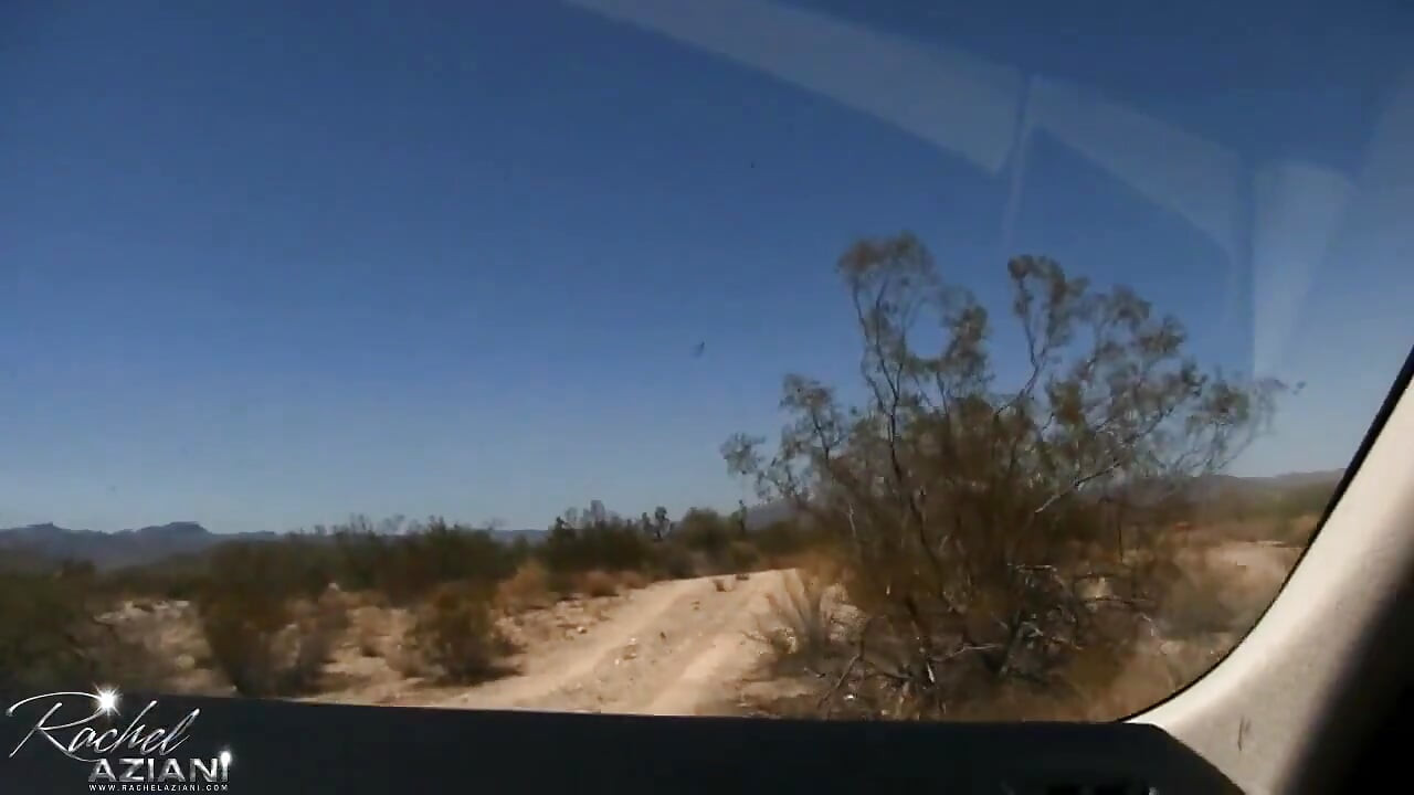 Rachel car masturbation in sun dress