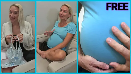 Macocha zachodzi w ciążę w dzień matki. odbytu i twarzy - darmowe wideo