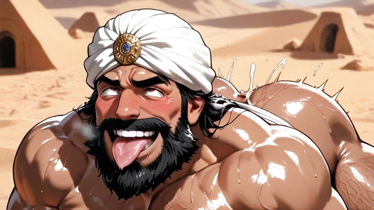 Sumerians Hold Gay Orgy in Hot Desert - Gay Boy Hentai Animation Yaoi Anime