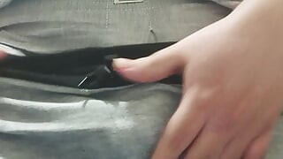 Young Latino Playing With His Balls