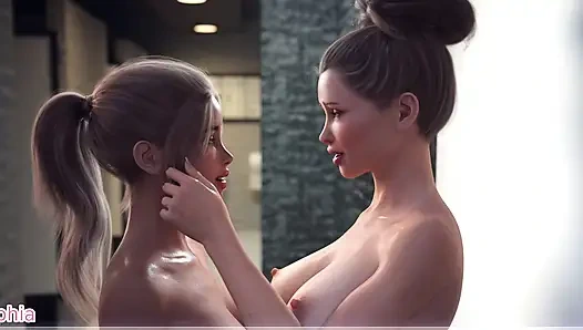 Bir evli kadın ve üvey anne gerçek sikişiyor Sophia Greeily Ellie'nin amını yalıyor ve tüm meyve sularını d