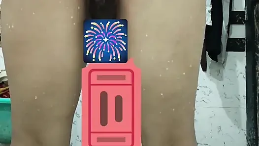 Priya si kakak ipar india lagi asik pamer tembus pantanya