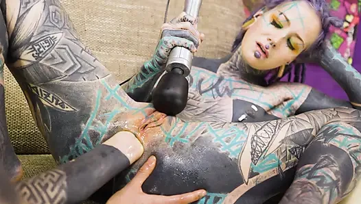 Alt Teen's Tight Ass Gets Deep Fisted - Extreme Anal Gaping