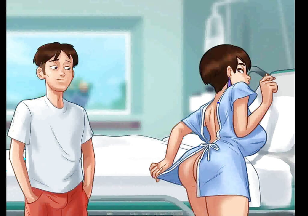 Yaz mevsimi efsanesi: genç erkek avcısı orta yaşlı seksi kadın ve hastanede utangaç bir adam bölüm 160