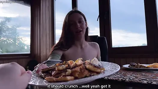 Ich habe einen alten Freund zum Abendessen eingeladen... Es war mein bester Anal meines Lebens. Mit Gesprächen in der Ich-Form