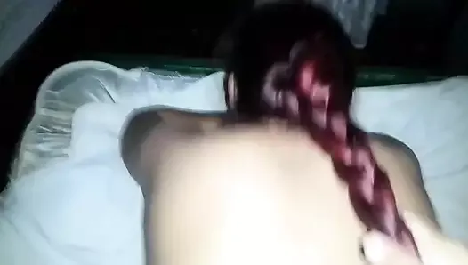 Giving my young big ass hard until cumming inside